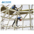 Steel laminated glass dome building